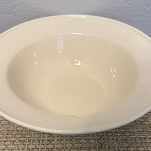Crate & Barrel Margo cream serving bowl